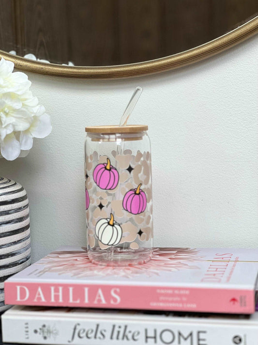 Everyday Ego Drink Cup Pumpkin Dreams Glass Coffee Cup