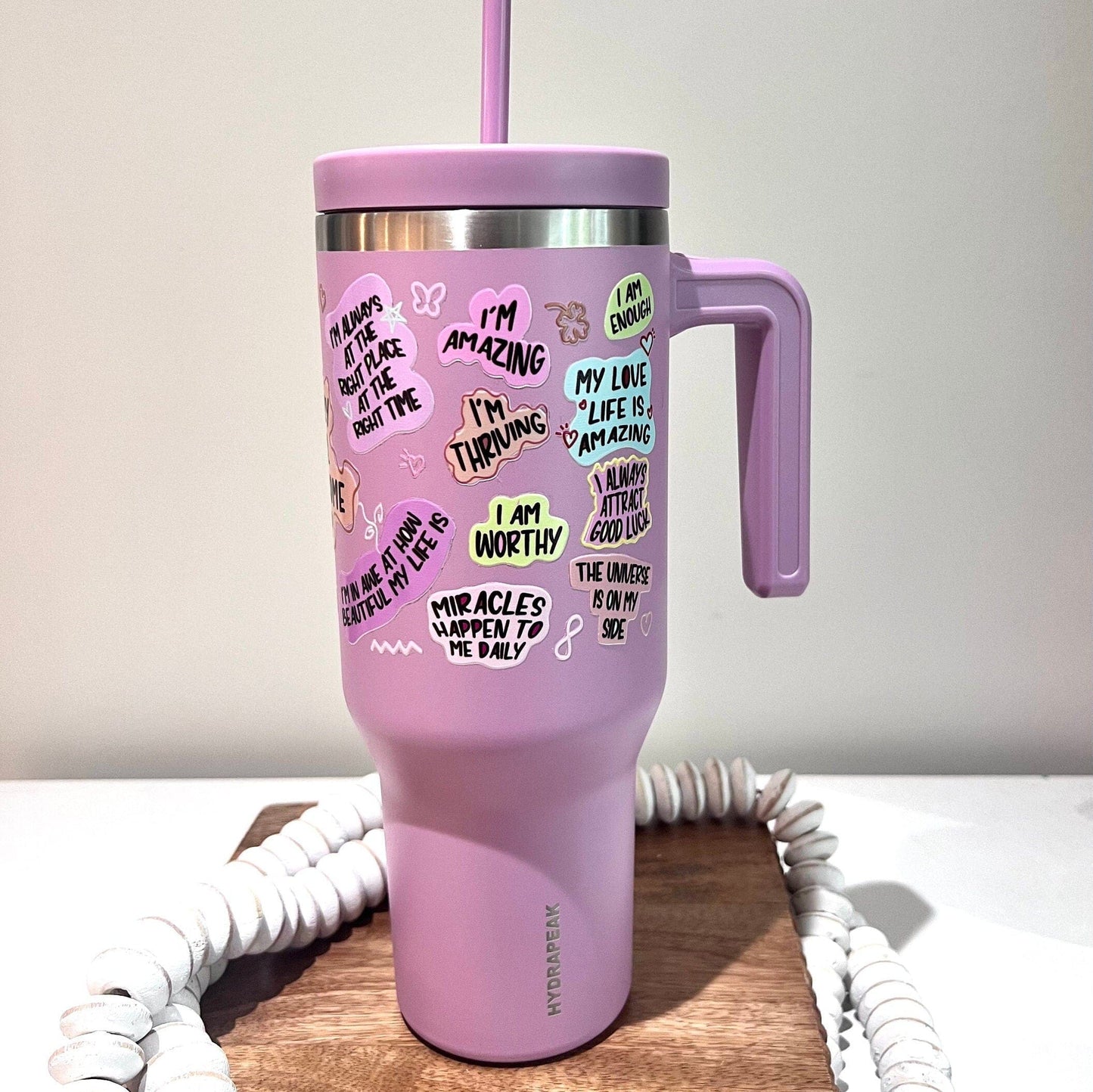 Everyday Ego Lucky Girl 40oz Dupe Tumbler With Handle