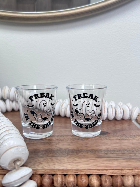 Everyday Ego Shot Glass Freak in the Sheets Freak in the Sheets Shot Glasses