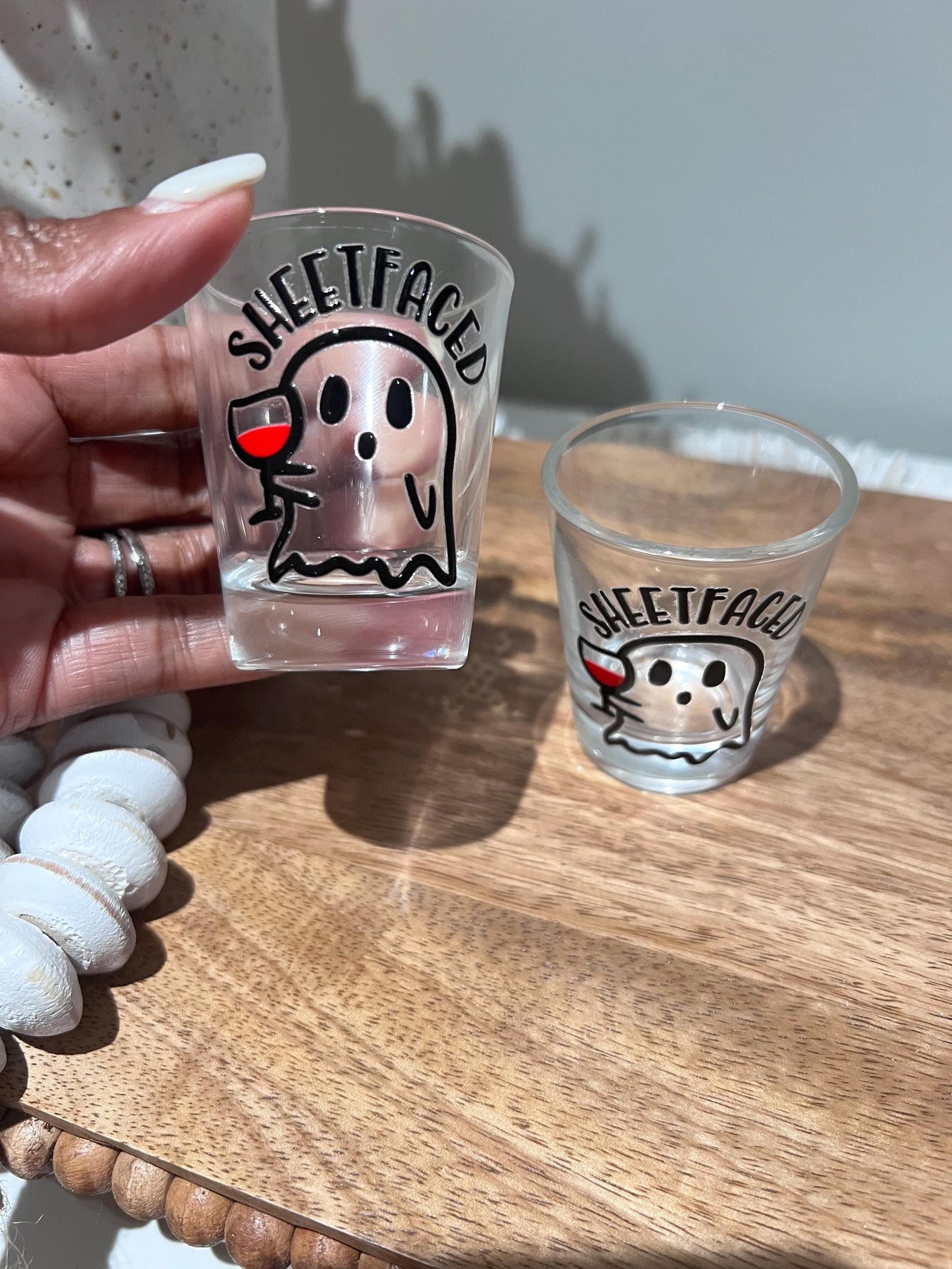 Everyday Ego Shot Glass Sheetfaced Ghost Sheetfaced Ghost Shot Glass