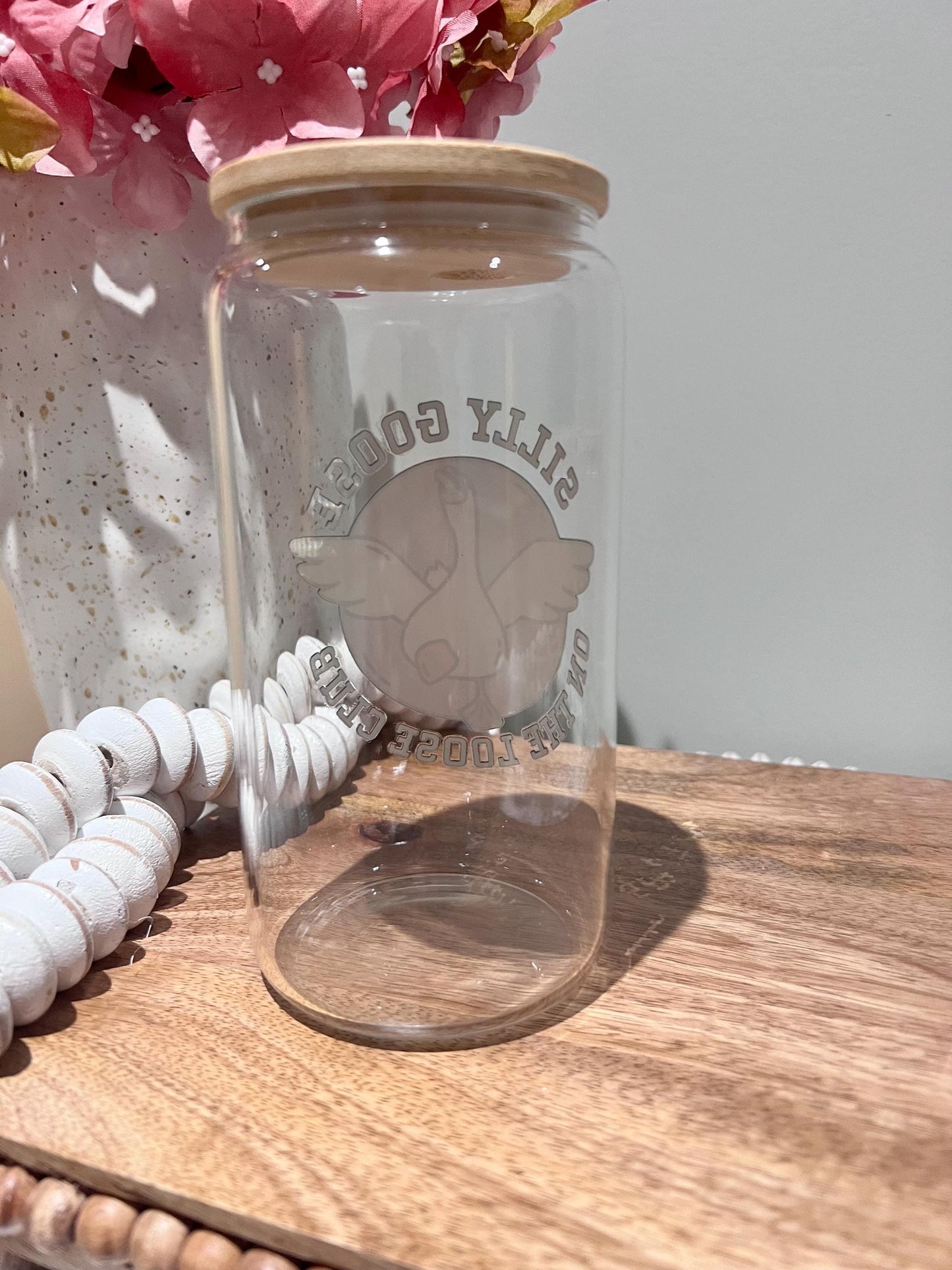 Everyday Ego Silly Goose On The Loose Club Glass Can | Meme Gift | Funny Gift | Gift For Friend | Silly Goose Juice Mug | Iced Coffee Cup | Cocktails