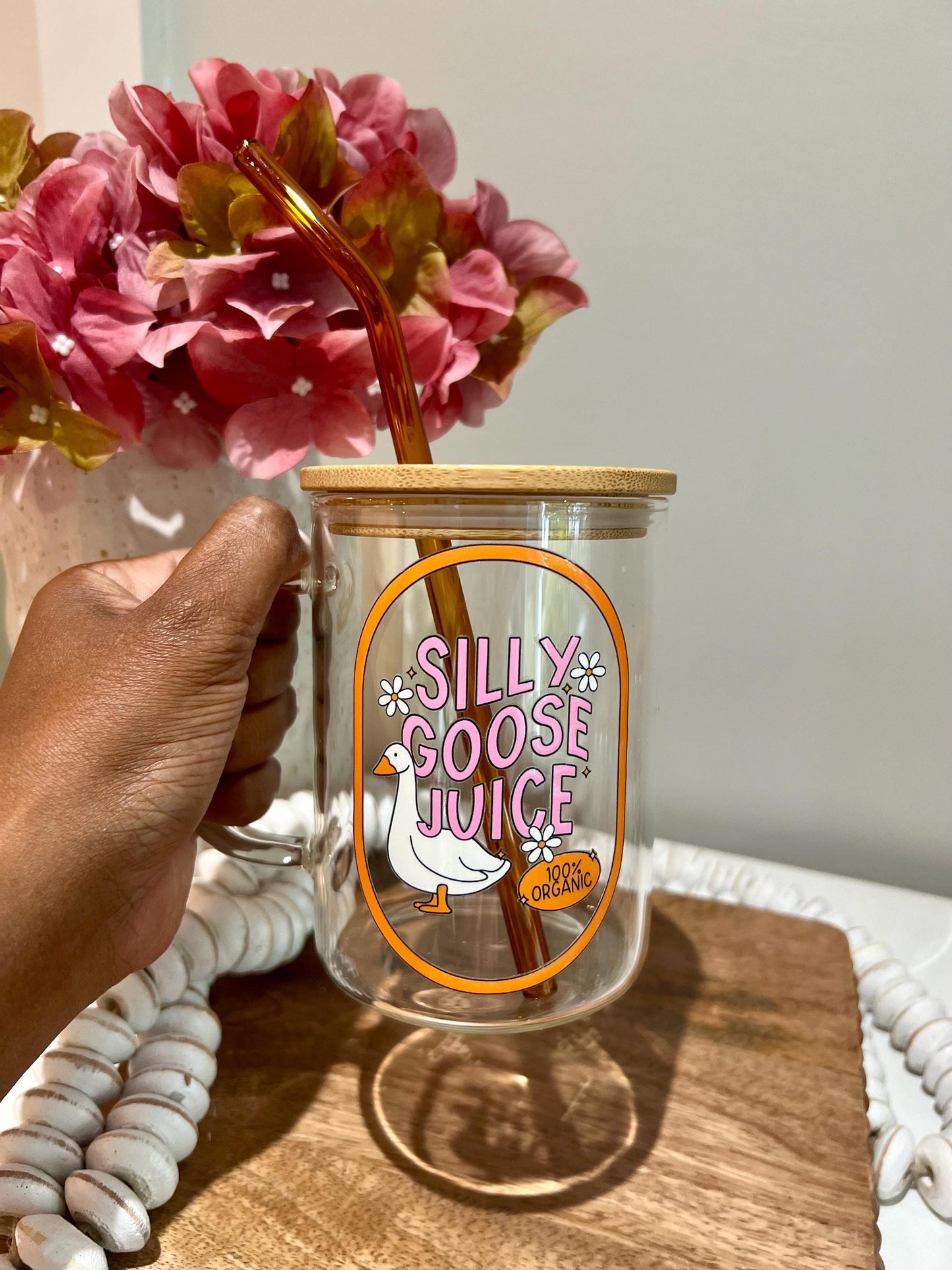 Everyday Ego Silly Goose Juice Mug | Meme Gift | Funny Gift | Gift For Friend | Silly Goose Juice Glass Can | Iced Coffee Cup | Cocktails | Mocktails
