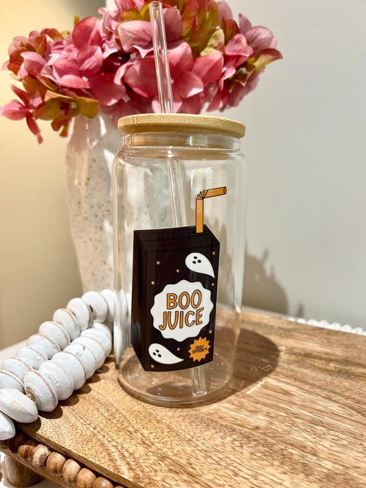 Everyday Ego Glass Cup Boo Juice Glass Can