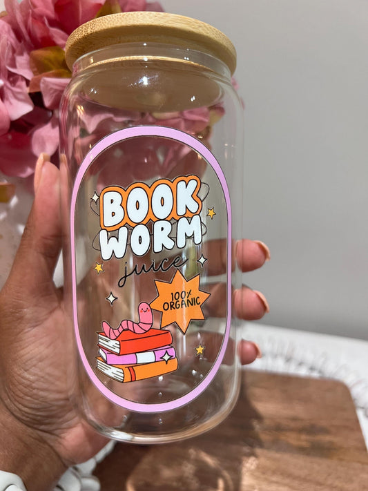 Everyday Ego Drink Cup Bookworm Juice Iced Coffee Cup