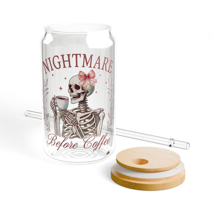 Printify Mug Nightmare Before Coffee | Coffee Cup | Gift Ideas | Nightmare Before Christmas | Halloween Decor | Coffee Lover Gift | Iced Coffee Lovers