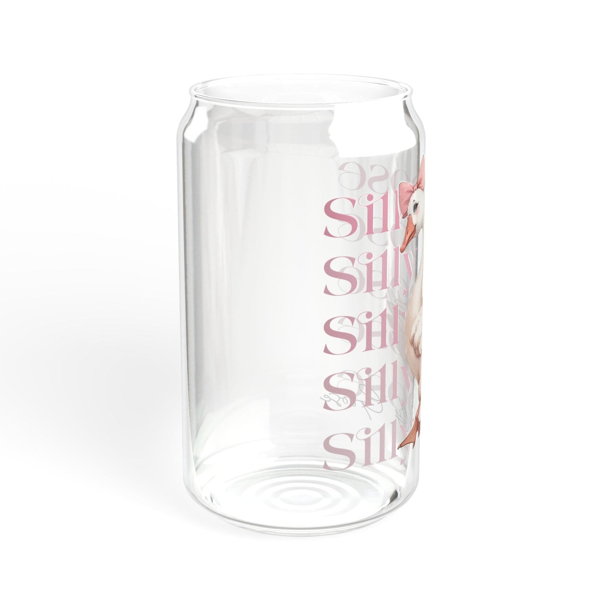 Printify Mug Funny Gift | Spooky Season Gift | Funny Stickers | Silly Goose Sticker | Bridal Shower Gifts | Iced Coffee Cup | Sipper Glass