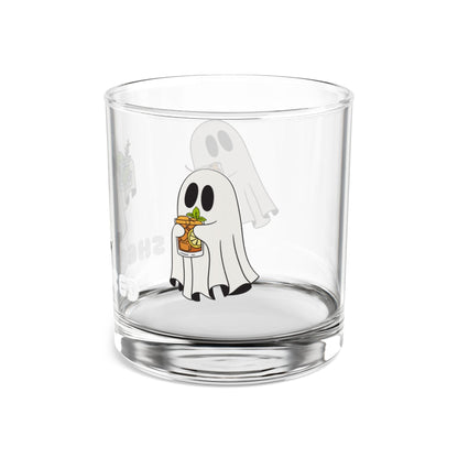 Printify Mug 10oz Halloween Whiskey Glass | Gift For Whiskey Lover | Bar Glass | Halloween Gifts For Him | Crow Gift | Bourbon Glasses | Whiskey Rocks Glass