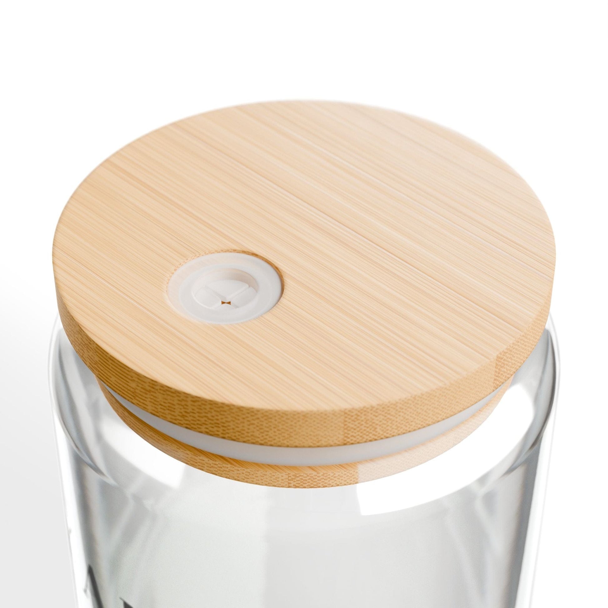 Printify Mug I Cry A Lot But I Am I Am So Productive  Glass Can Bamboo Lid and Straw