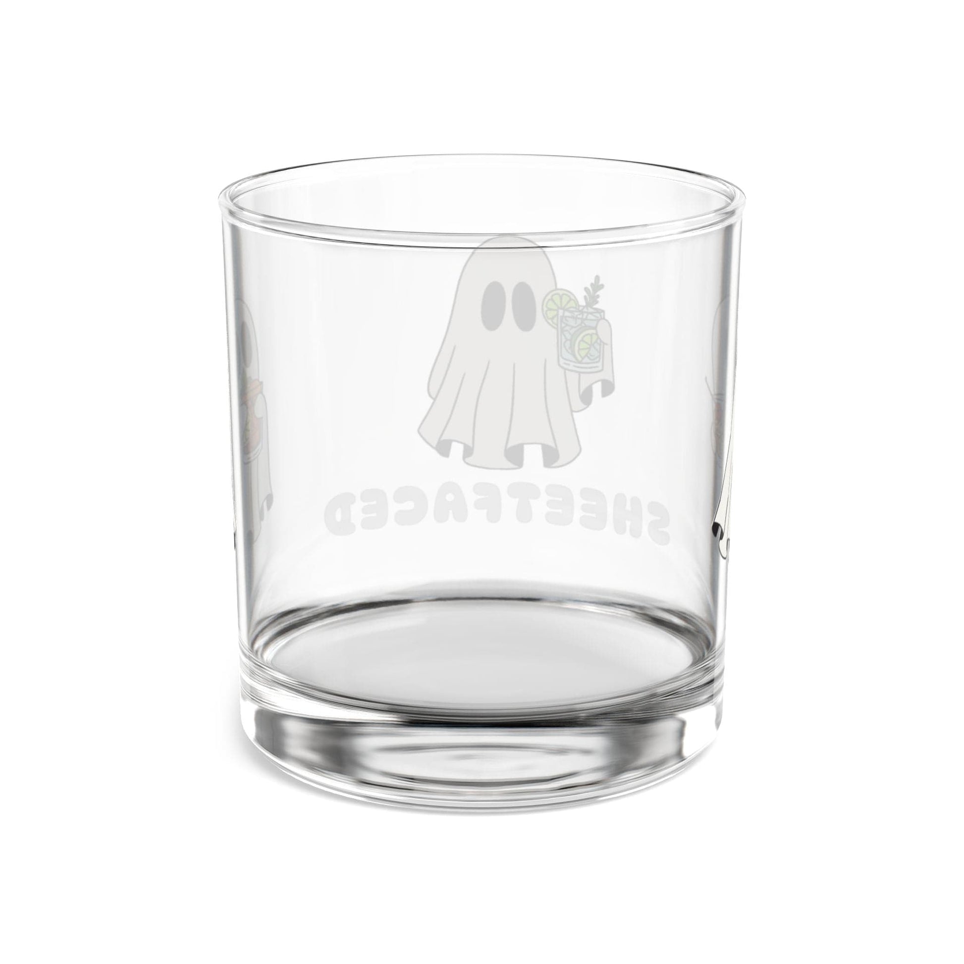 Printify Mug 10oz Halloween Whiskey Glass | Gift For Whiskey Lover | Bar Glass | Halloween Gifts For Him | Crow Gift | Bourbon Glasses | Whiskey Rocks Glass