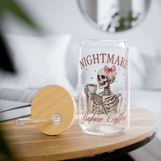Printify Mug Nightmare Before Coffee | Coffee Cup | Gift Ideas | Nightmare Before Christmas | Halloween Decor | Coffee Lover Gift | Iced Coffee Lovers
