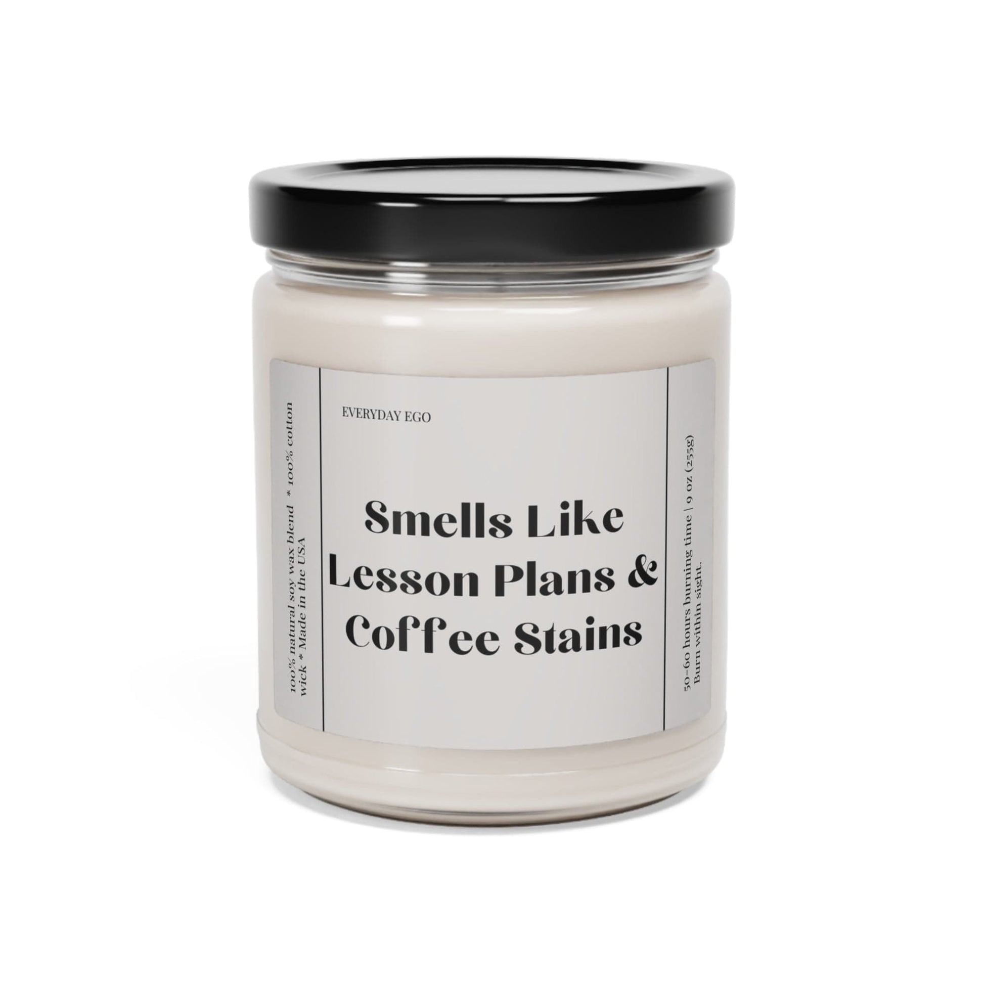 Printify Home Decor Teacher Gifts | Funny Gift | Teacher Appreciation | Personalized Candle | Lesson Plans  | Soy Candle | Best Teacher | Funny Candles