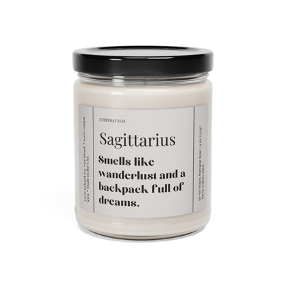 Printify Home Decor Sagittarius Gift Funny Candle Star Sign Gifts Astrology Birthday Gift Zodiac Gift for Best Friend Candle Gift for Her Funny Gift Sagittarius