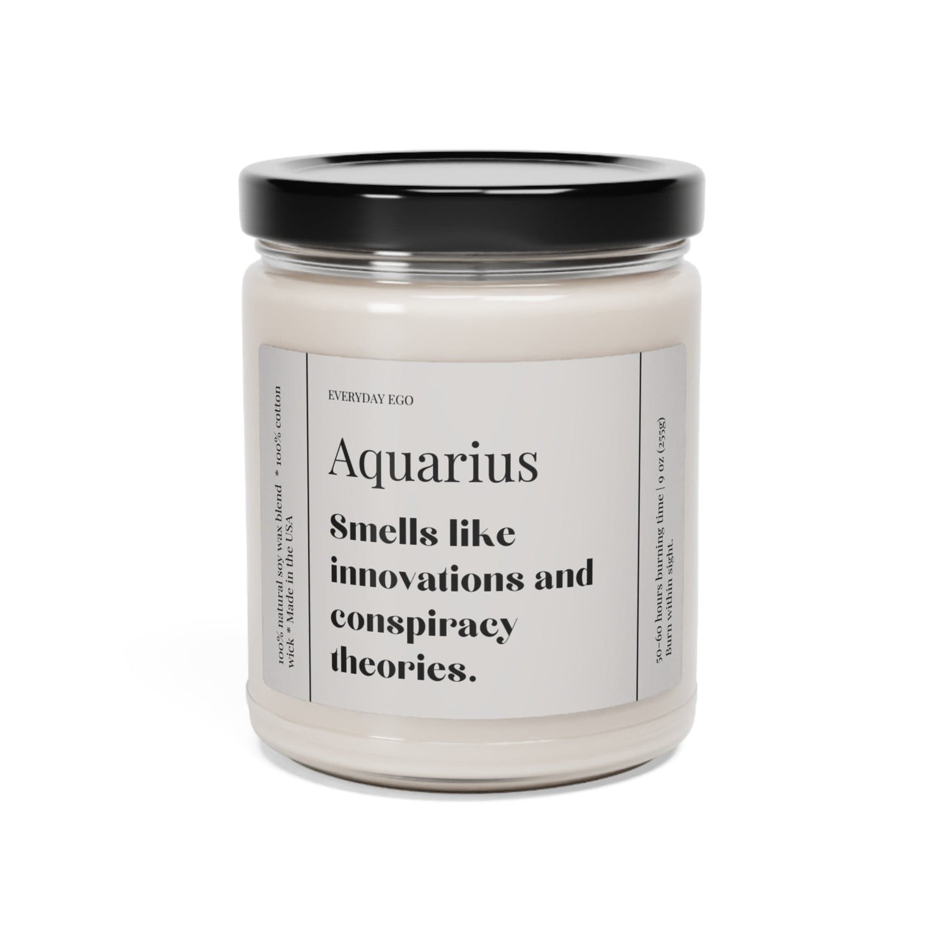 Printify Home Decor Aquarius Gift Funny Candle Star Sign Gifts Astrology Aquarius Birthday Gift Zodiac Gift for Best Friend Candle Gift for Her Funny Gift