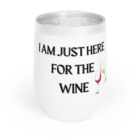 Printify Mug White / 12oz Holiday Wine Tumbler | Christmas Lover Gift | Stainless Steel Wine Tumbler | Christmas Wine Glass | Winter Wine Tumbler | Secret Santa Gift