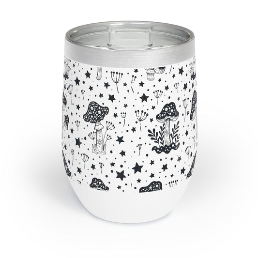 Printify Mug White / 12oz Mushroom Mug | Cottagecore Mug | Cottagecore Gift | Mushroom Decor | Wine Tumbler | Mushroom Wine Tumbler | Cottagecore Wine Tumbler