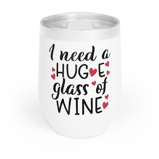 Printify Mug White / 12oz Wine Tumbler | Best Friend Gift | Funny Wine Tumbler | Wine Lover Gift | Birthday Gift | Holiday Gift | Mom Gift | WineTour Gift