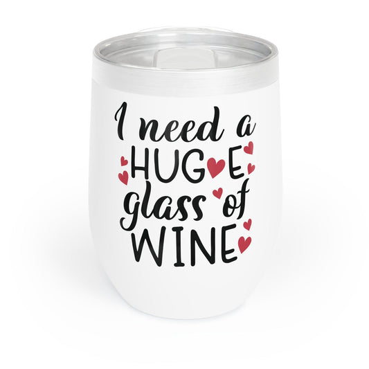 Printify Mug White / 12oz Wine Tumbler | Best Friend Gift | Funny Wine Tumbler | Wine Lover Gift | Birthday Gift | Holiday Gift | Mom Gift | WineTour Gift