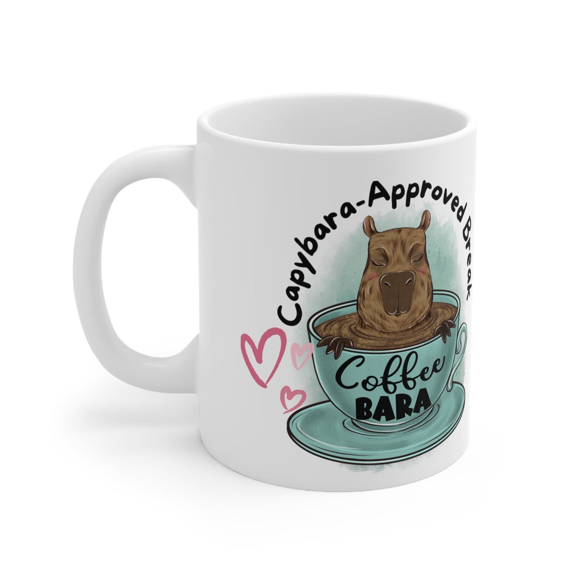 Printify Mug 11oz Capybara Lover | Funny Capybara Mug | Cappuccino Mug | Capybara Drinkwear | Cute Capybara Gift | Capybara Cup | Cute Capybara Mug