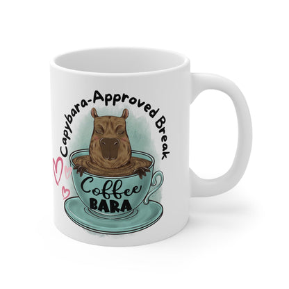 Printify Mug 11oz Capybara Lover | Funny Capybara Mug | Cappuccino Mug | Capybara Drinkwear | Cute Capybara Gift | Capybara Cup | Cute Capybara Mug