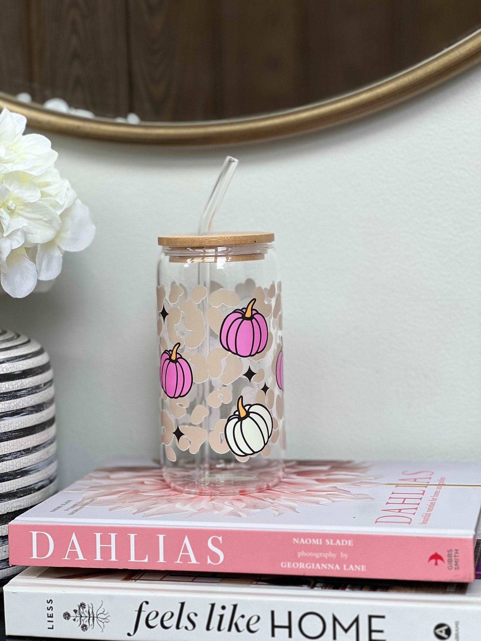 Everyday Ego Drink Cup Pumpkin Dreams Glass Coffee Cup