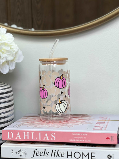 Everyday Ego Drink Cup Pumpkin Dreams Glass Coffee Cup