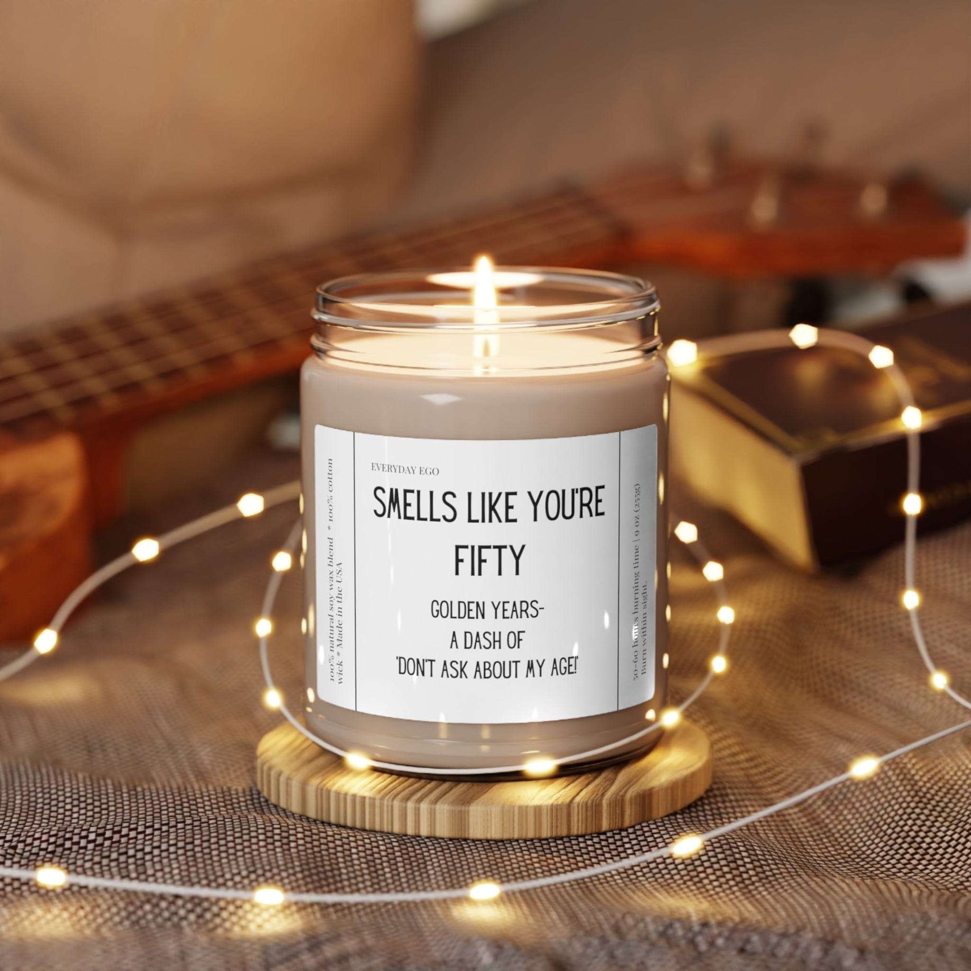 Printify Home Decor 50th Birthday Candle