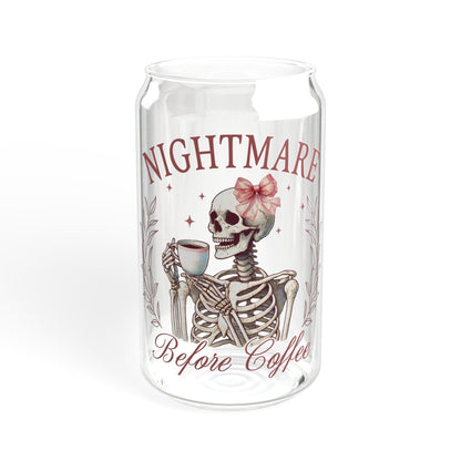 Printify Mug Without lid or straw / 16oz Nightmare Before Coffee | Coffee Cup | Gift Ideas | Nightmare Before Christmas | Halloween Decor | Coffee Lover Gift | Iced Coffee Lovers