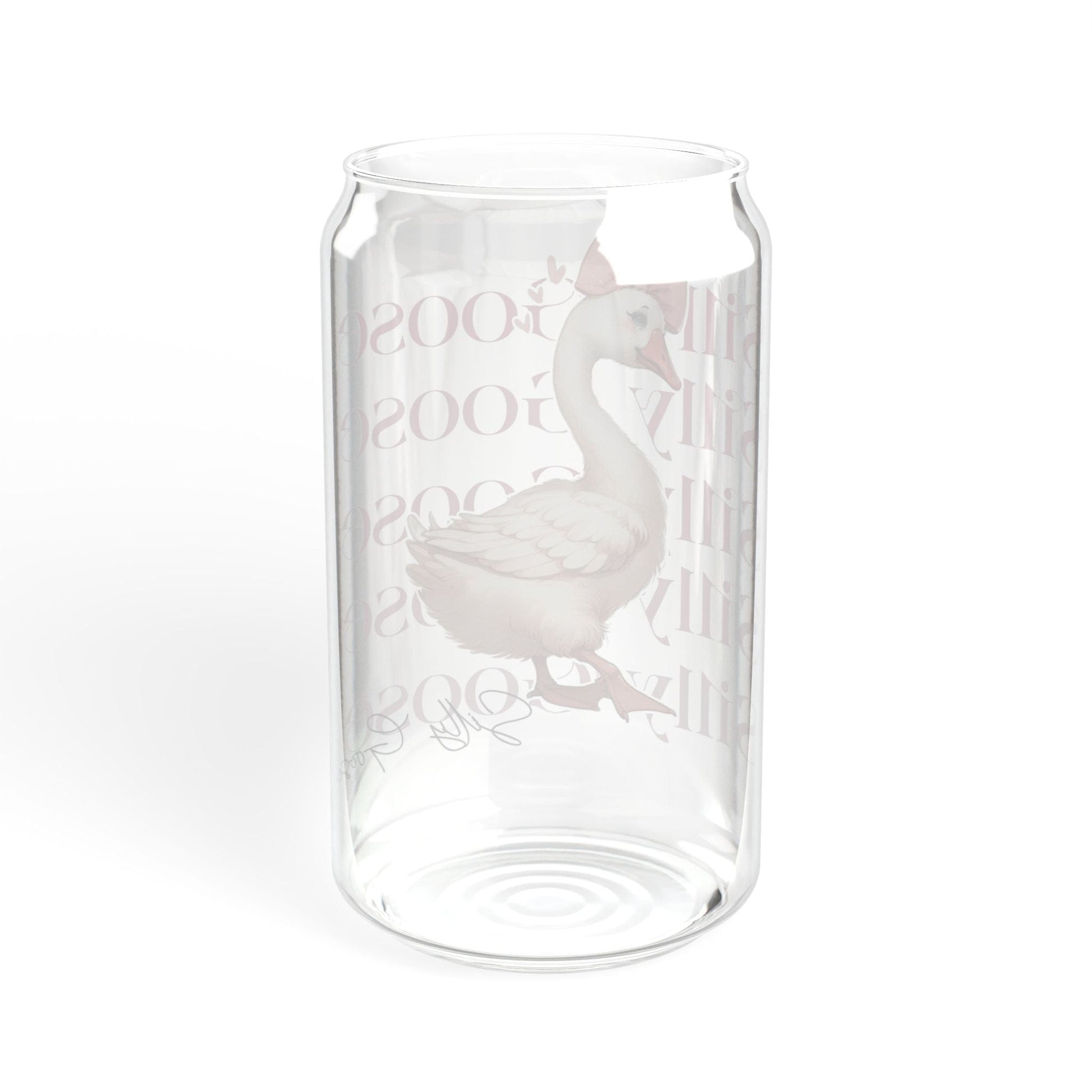 Printify Mug Funny Gift | Spooky Season Gift | Funny Stickers | Silly Goose Sticker | Bridal Shower Gifts | Iced Coffee Cup | Sipper Glass
