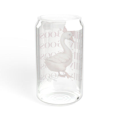 Printify Mug Funny Gift | Spooky Season Gift | Funny Stickers | Silly Goose Sticker | Bridal Shower Gifts | Iced Coffee Cup | Sipper Glass
