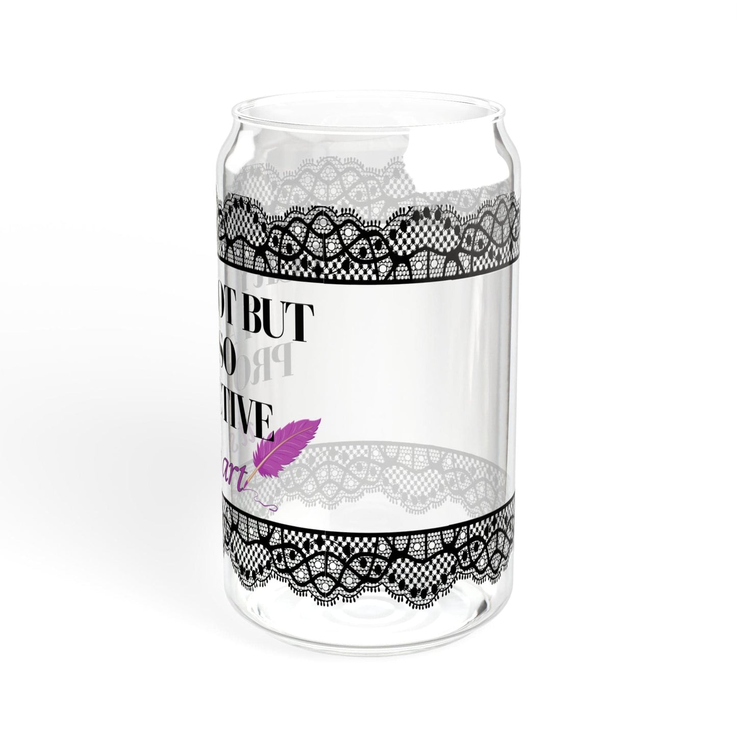 Printify Mug I Am So Productive | Iced Coffee Glass | I Cry A Lot But I Am | Tea Coffee Cups | Gift For Girlfriend | Swiftea Glass | Gifts For Her