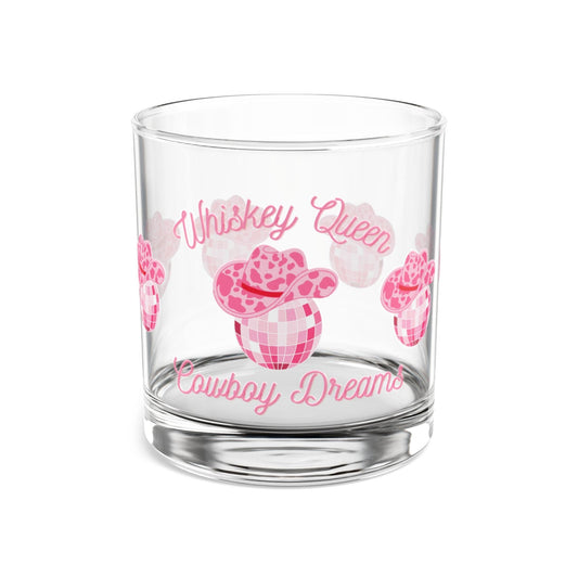 Printify Mug 10oz Whiskey Queen and Cowboy Dreams  Whiskey Glass | Gift For Whiskey Lover | Bar Glass |  Bourbon Glasses