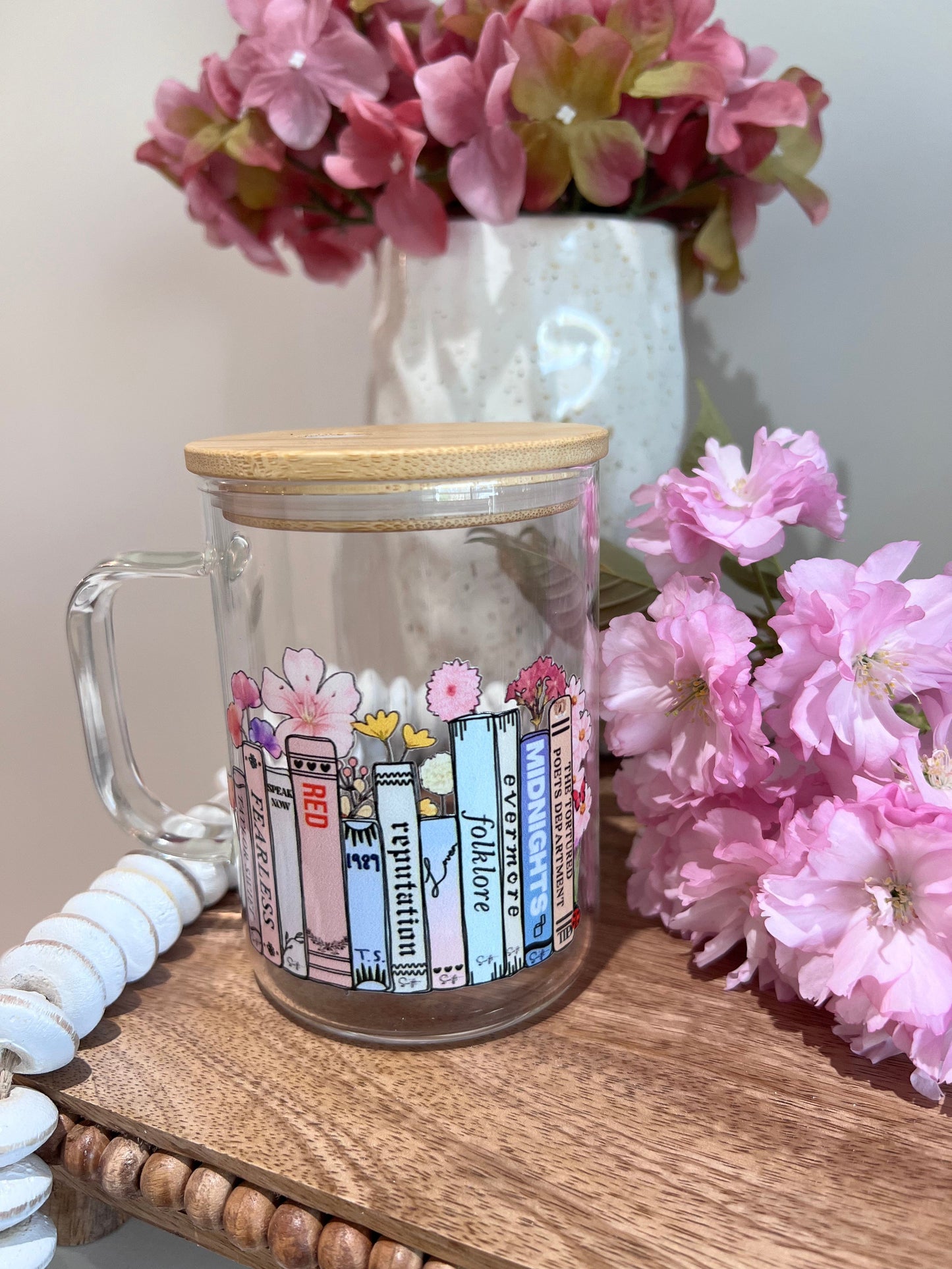Everyday Ego Glass Mug Acrylic straw New Swiftea Mug | Tortured Poets Edition