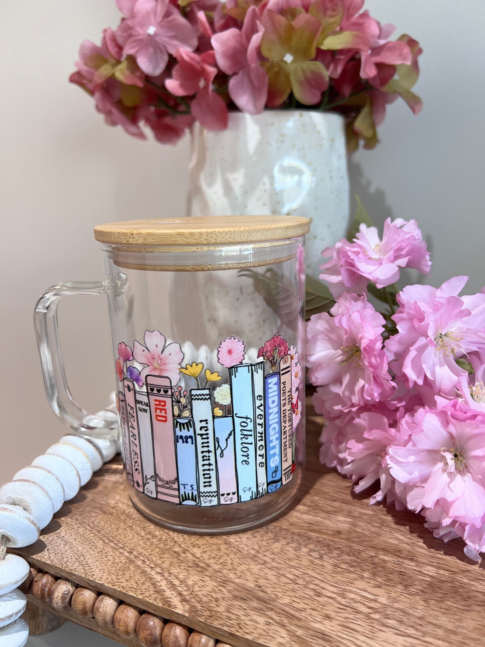 Everyday Ego Glass Mug Acrylic straw New Swiftea Mug | Tortured Poets Edition