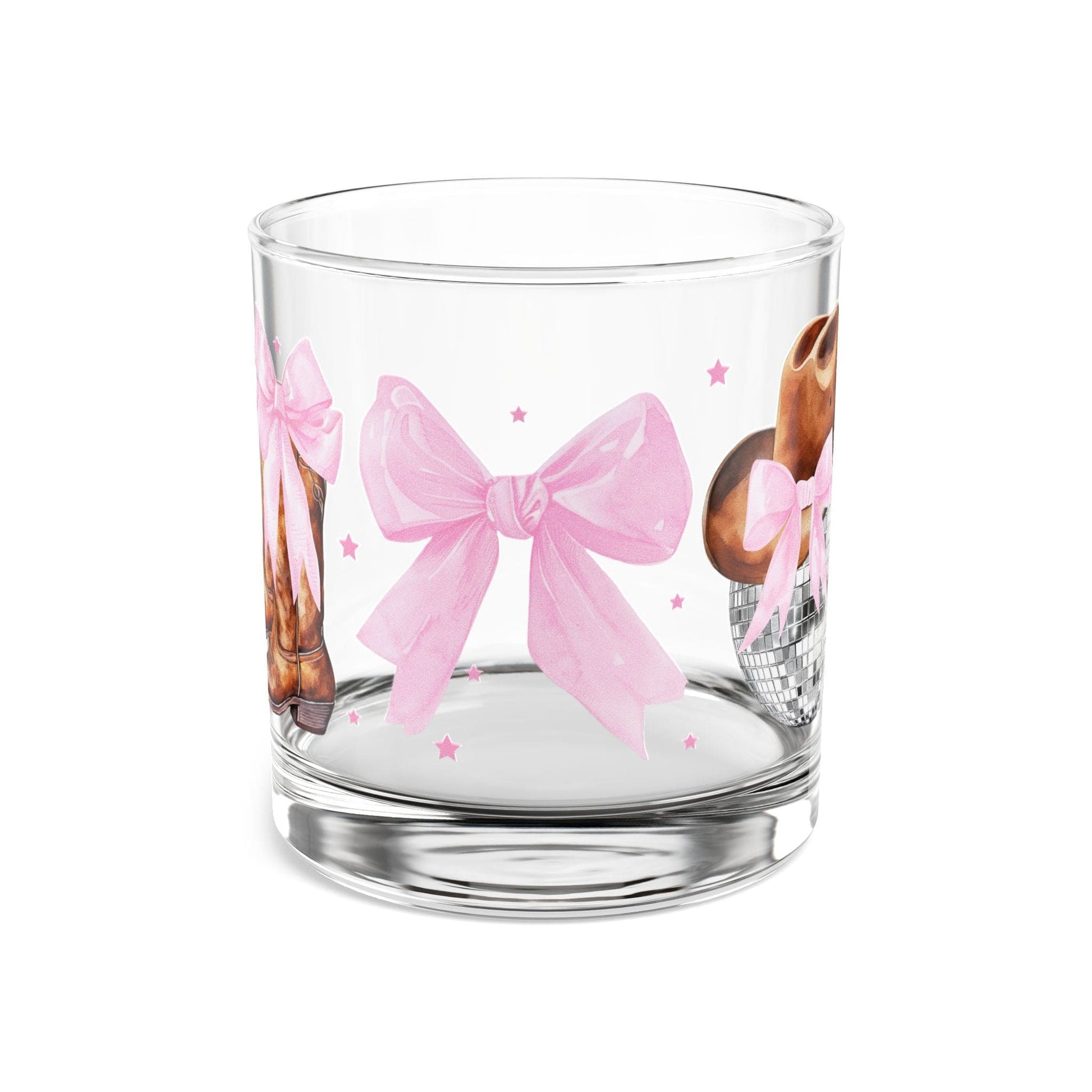 Printify Mug 10oz Cowgirl Coquette | Whiskey Girl Glass | Whiskey Glass for her | Gift For Friend | Whiskey Glass Set | Birthday | Disco Cowgirl Shot Glasses