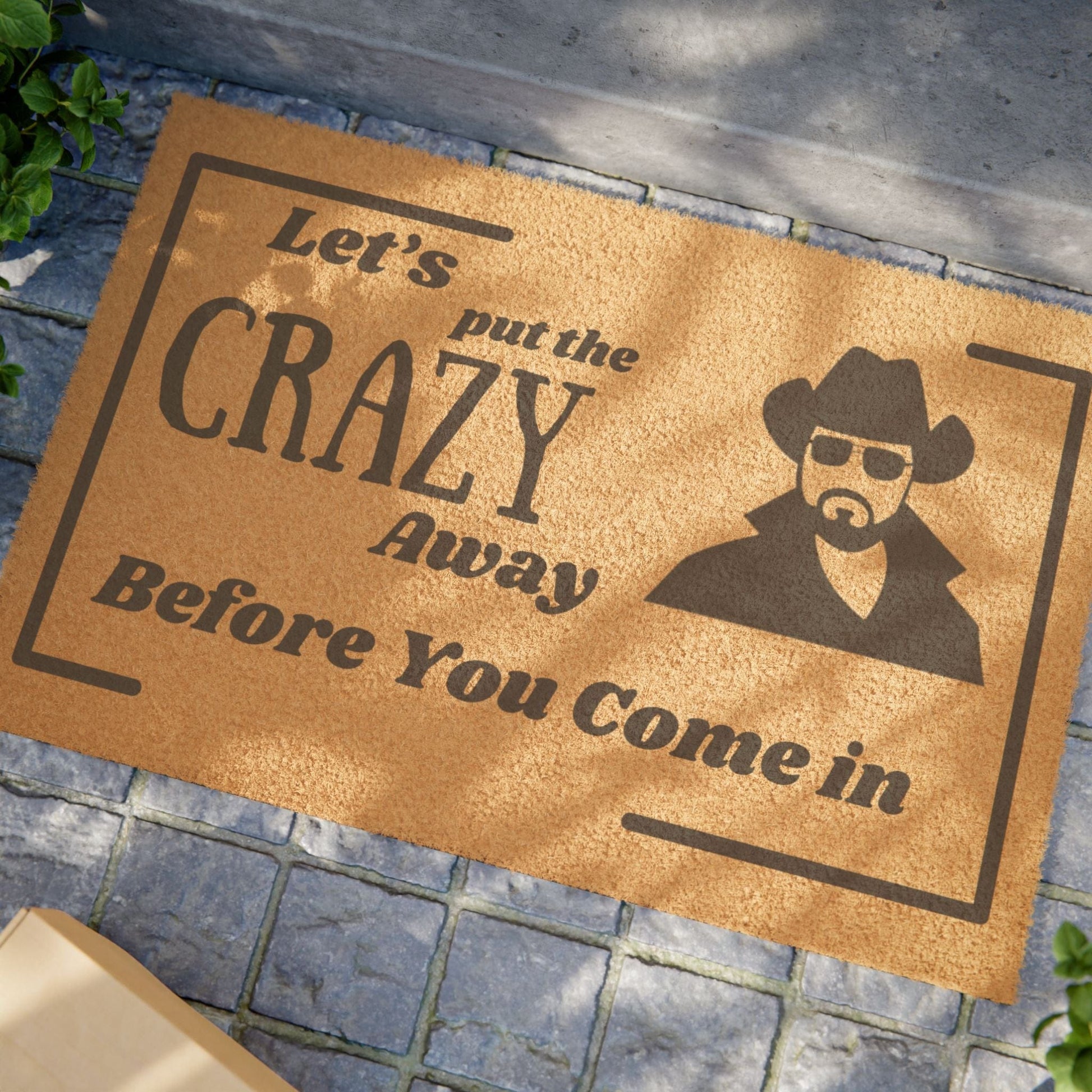 Printify Home Decor 24" x 16" Funny Welcome Doormat