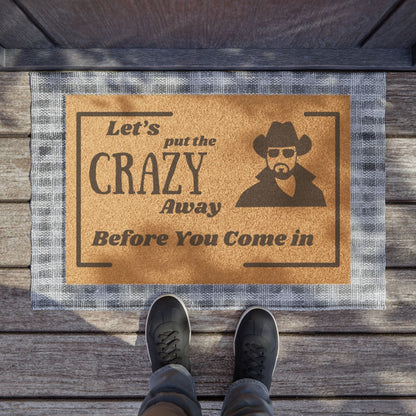 Printify Home Decor 24" x 16" Funny Welcome Doormat