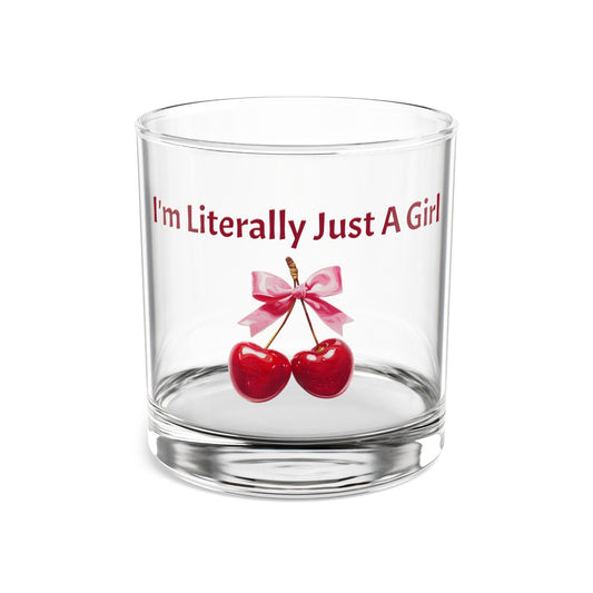 Printify Mug 10oz I'm Literally Just A Girl Cherry Red Rocks Glass 10oz