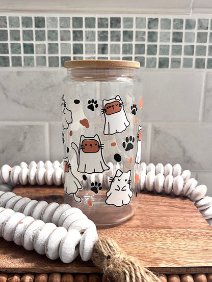 Everyday Ego Drink Cup Cat Ghost Ice Coffee Cup