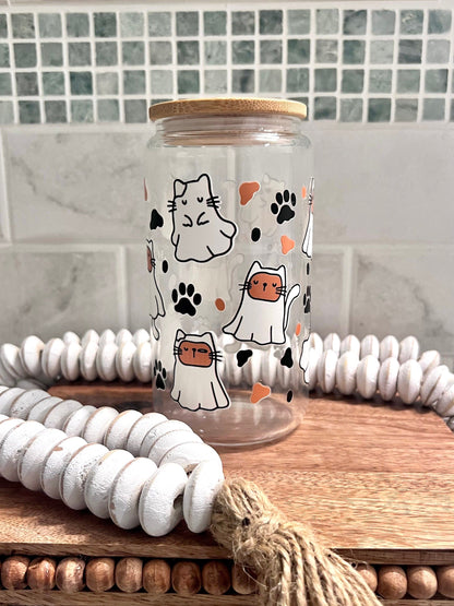Everyday Ego Drink Cup Cat Ghost Ice Coffee Cup