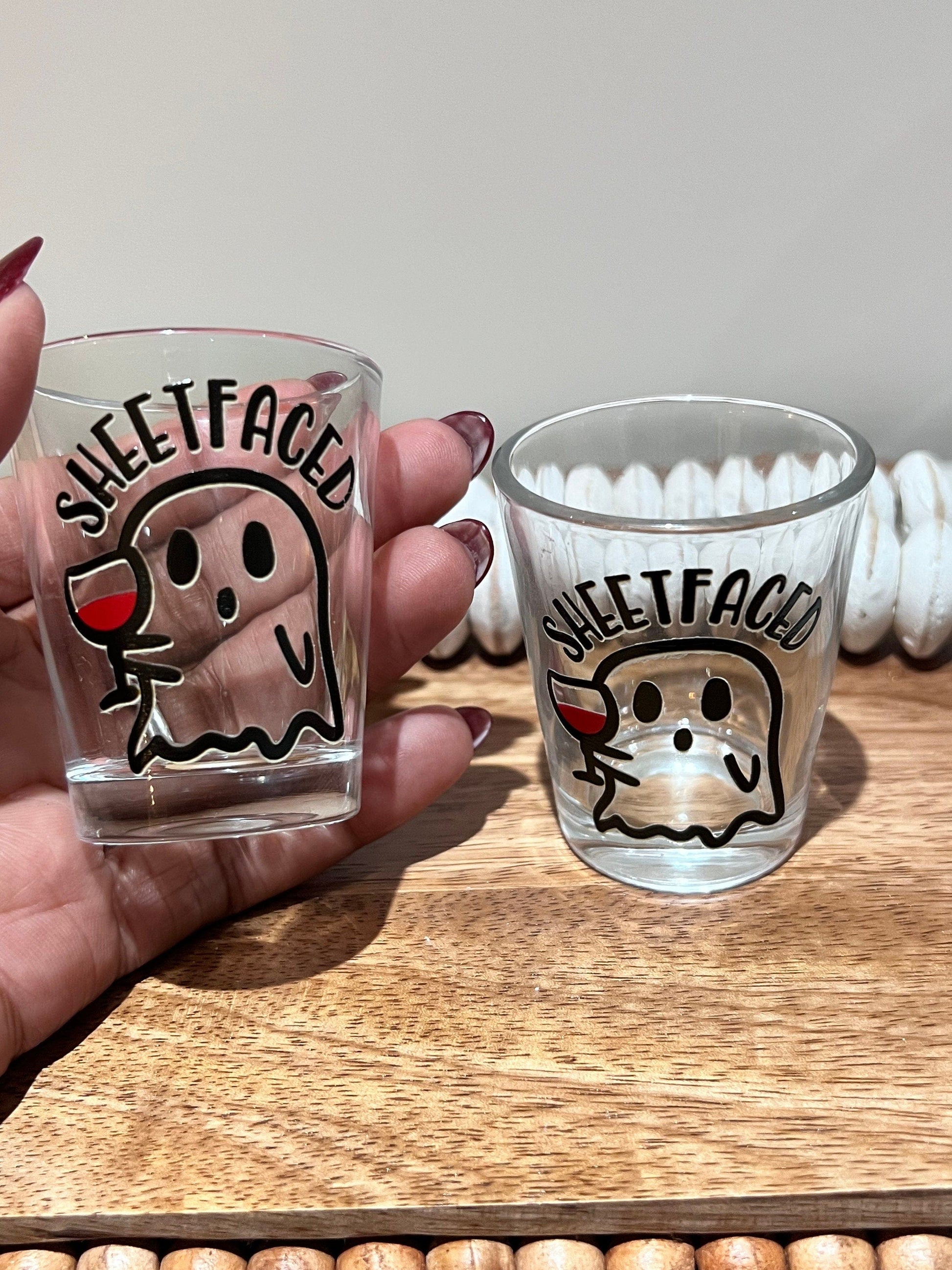 Everyday Ego Shot Glass Sheetfaced Ghost Sheetfaced Ghost Shot Glass