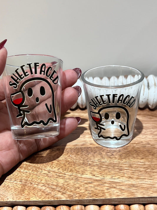 Everyday Ego Shot Glass Sheetfaced Ghost Sheetfaced Ghost Shot Glass