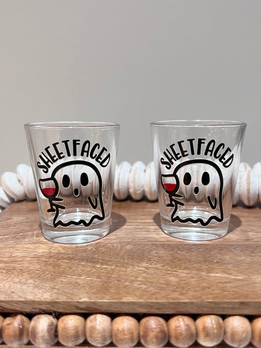 Everyday Ego Shot Glass Sheetfaced Ghost Sheetfaced Ghost Shot Glass
