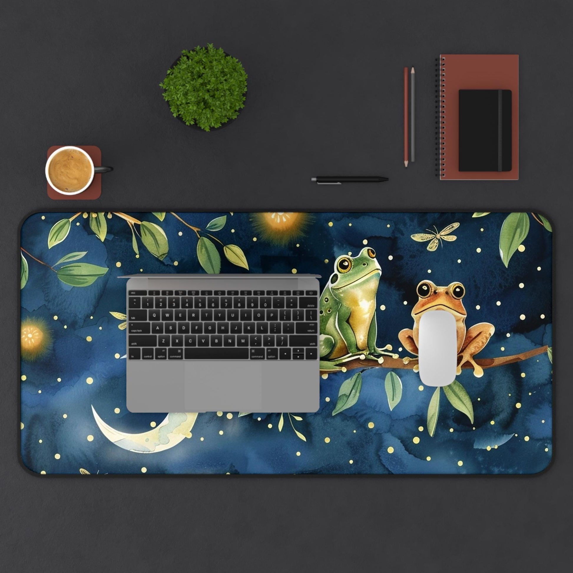 Everyday Ego Large Mouse Pad | Boho Decor | Animal Desk Mat | Christmas Gift | Custom Size Desk Pad | Stitched Edges | Gaming Mouse Pad | Lofi Desk Mat