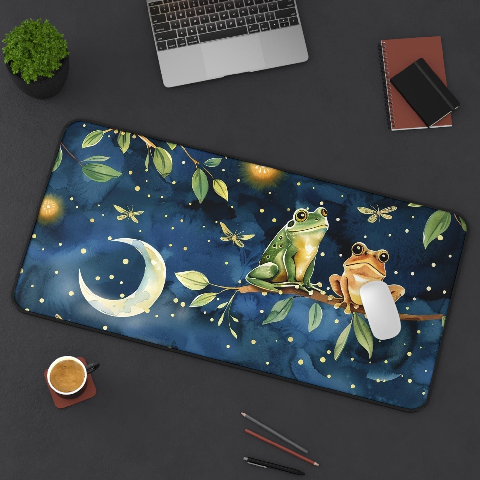 Everyday Ego Large Mouse Pad | Boho Decor | Animal Desk Mat | Christmas Gift | Custom Size Desk Pad | Stitched Edges | Gaming Mouse Pad | Lofi Desk Mat