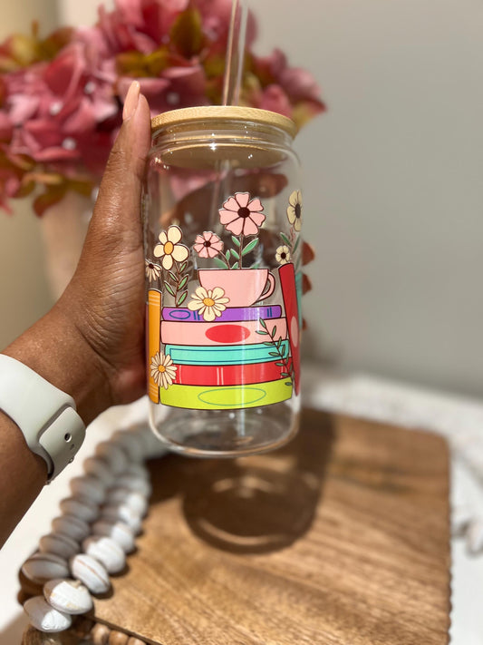 Everyday Ego Drink Cup Bookish Iced Coffee Cup