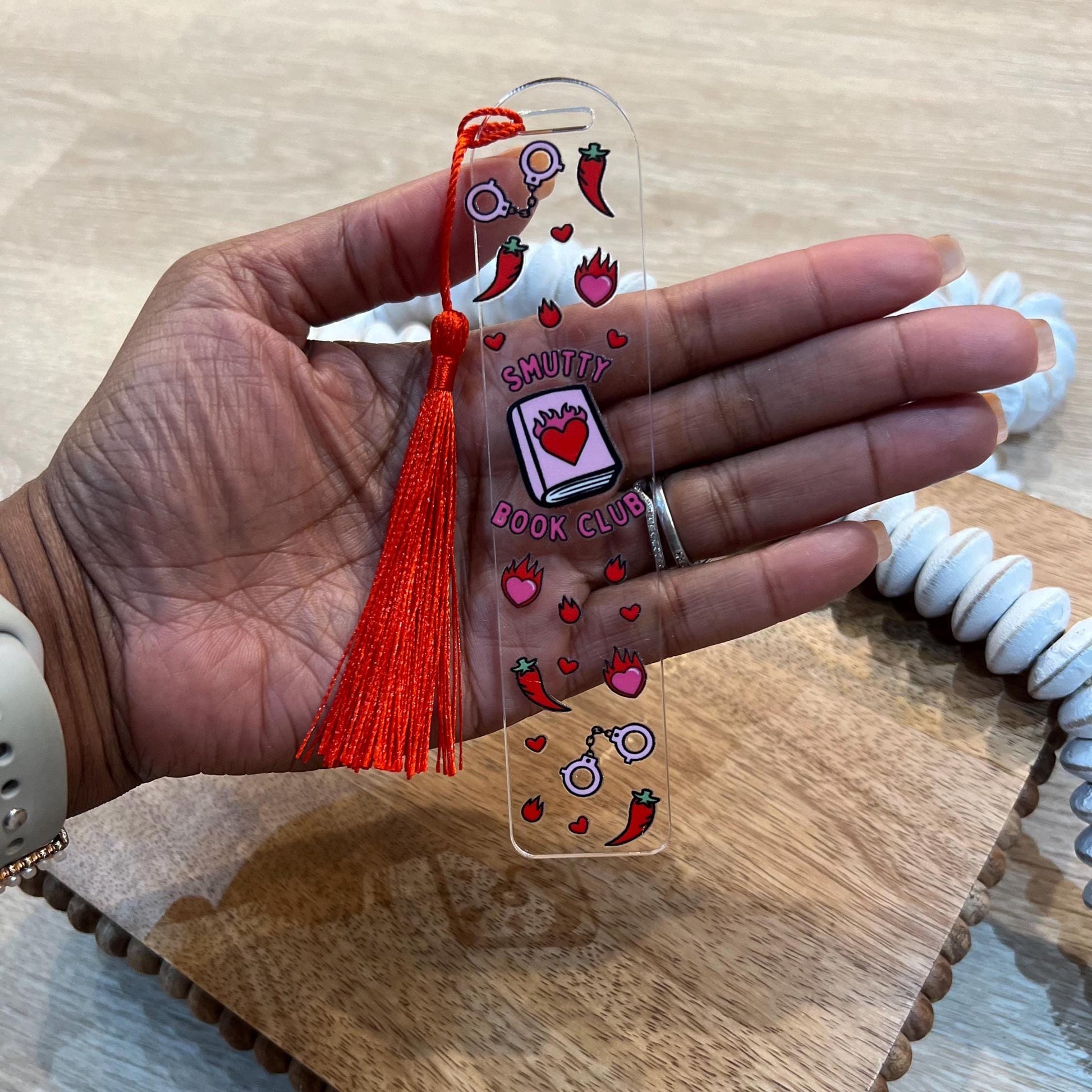 Everyday Ego Trendy Acrylic Bookmark | Book Girl Era  | Smut bookmark | Spicy Bookmark | Hot Girls Read | Bookish Gift | Booktok Gift | Book Club Gift