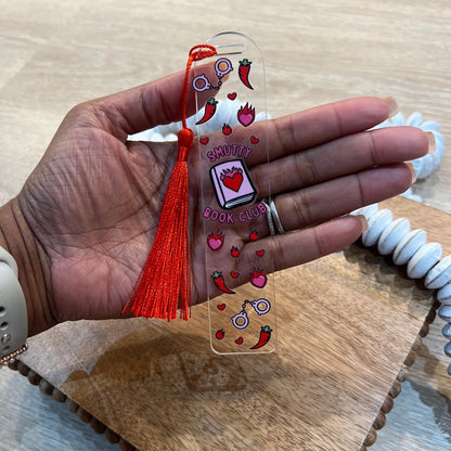 Everyday Ego Trendy Acrylic Bookmark | Book Girl Era  | Smut bookmark | Spicy Bookmark | Hot Girls Read | Bookish Gift | Booktok Gift | Book Club Gift
