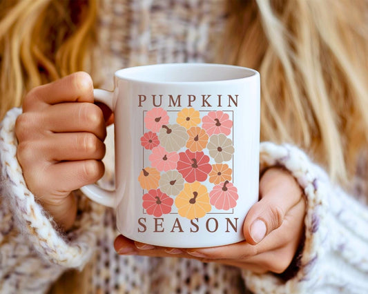 Everyday Ego Pumpkin Season Mug | Pumpkin Gifts | Halloween Mug | Autumn Mug | Just A Girl Who Loves Fall | Fall Mug Wrap | Fall Coffee Bar Sign