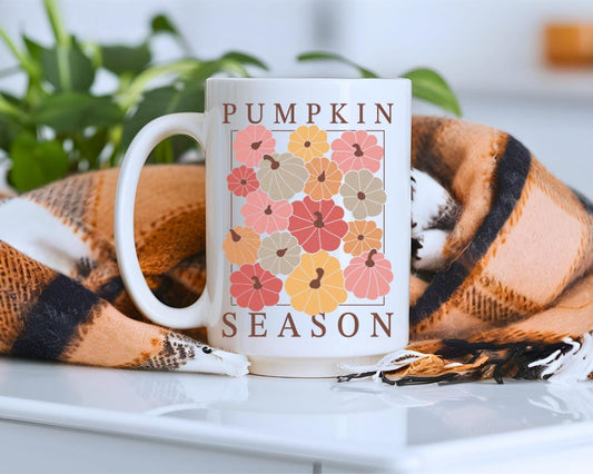 Everyday Ego Pumpkin Season Mug | Pumpkin Gifts | Halloween Mug | Autumn Mug | Just A Girl Who Loves Fall | Fall Mug Wrap | Fall Coffee Bar Sign