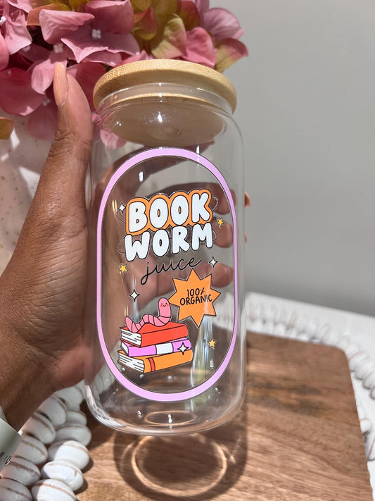 Everyday Ego Drink Cup Bookworm Juice Iced Coffee Cup